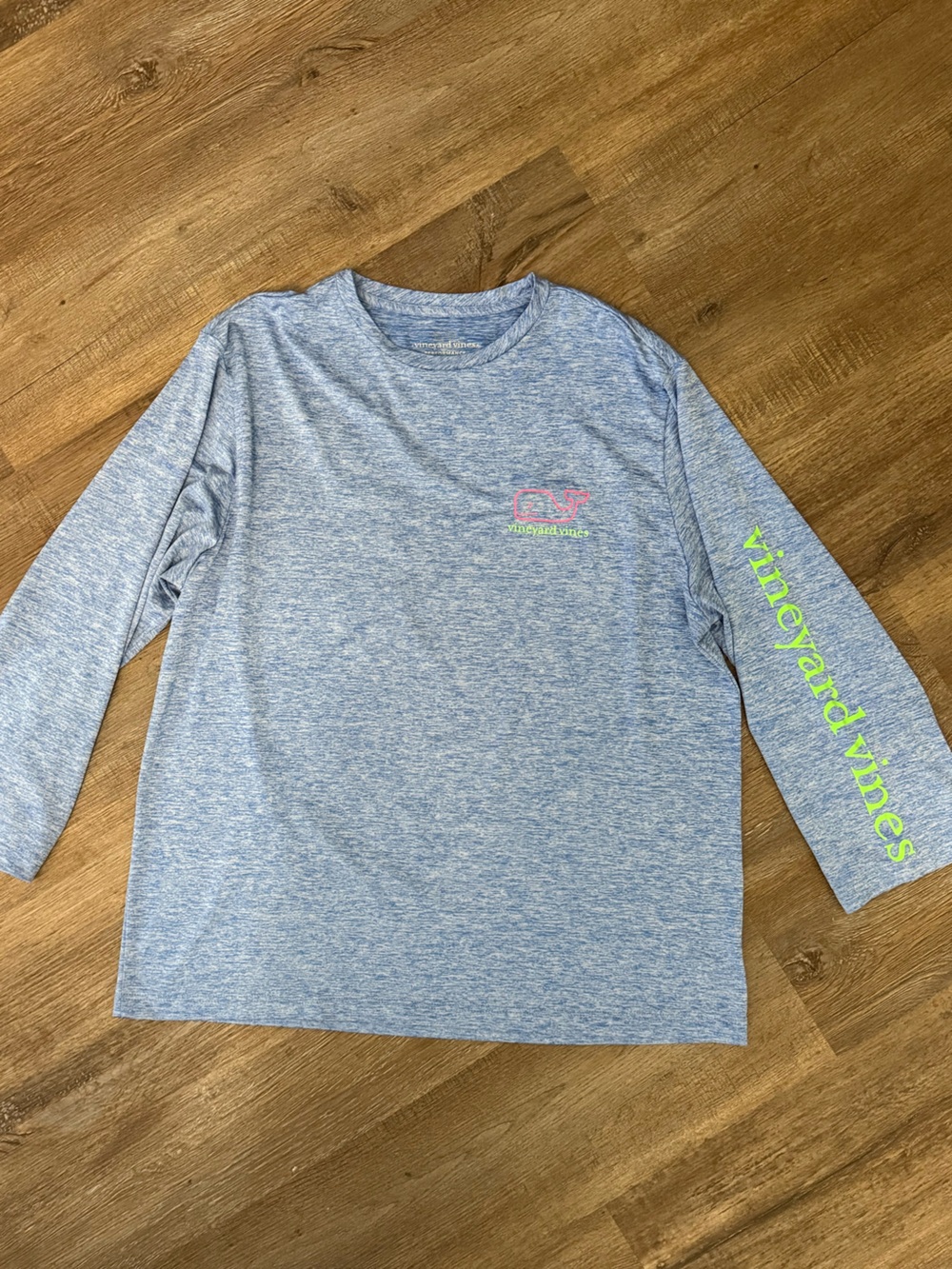 Vineyard Vines Blue Heather Performance Tee